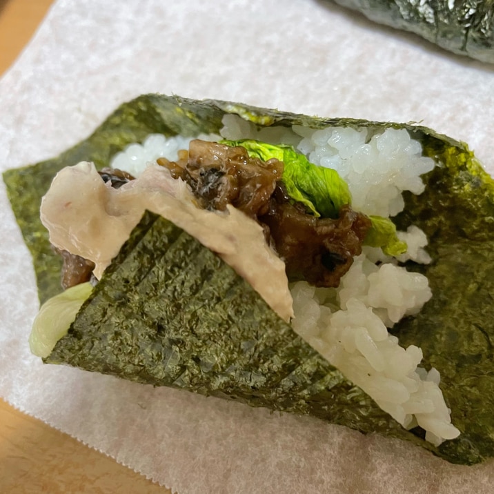 手巻き寿司(肉・ツナ)